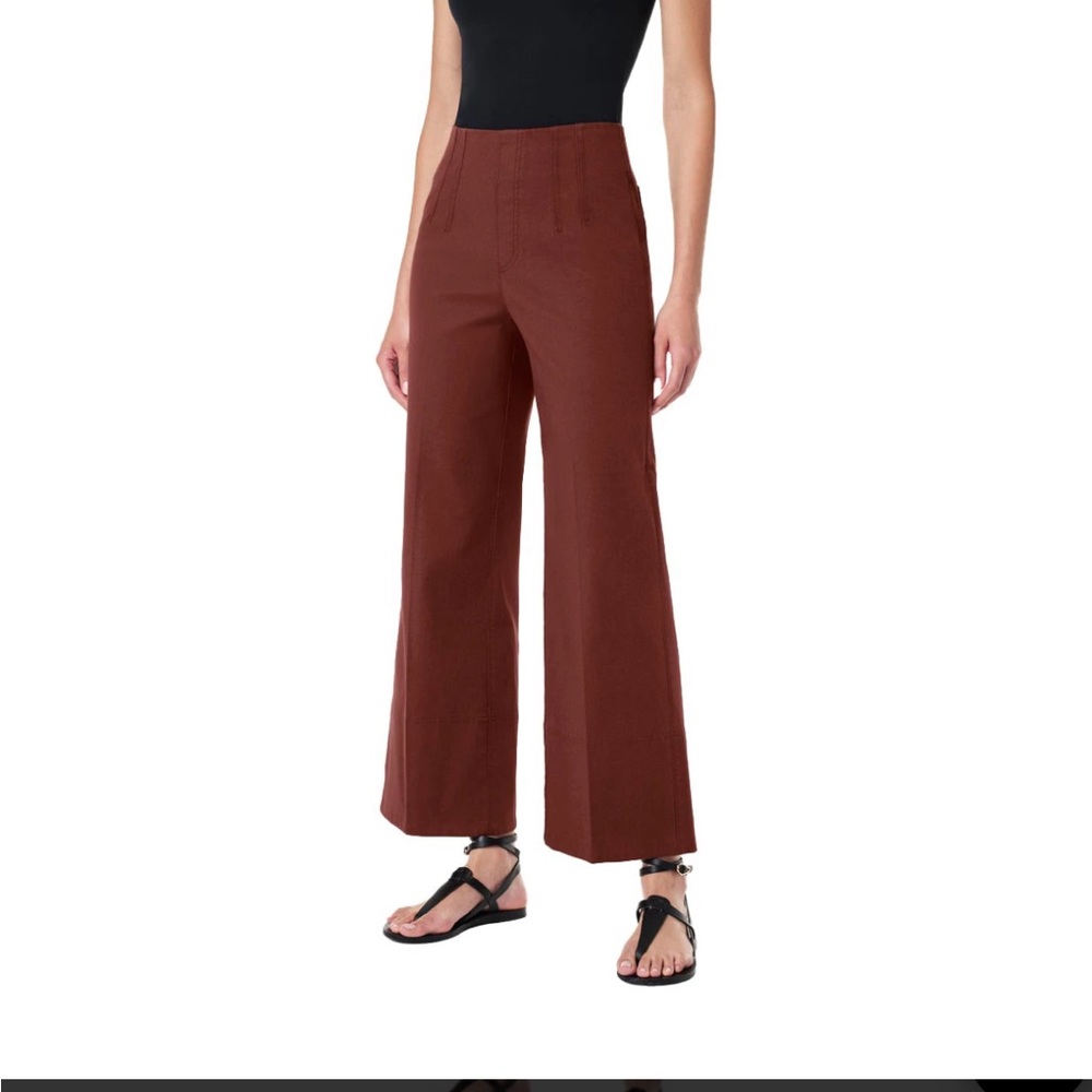 SPANX Brown Wide-Leg Pants Brand New